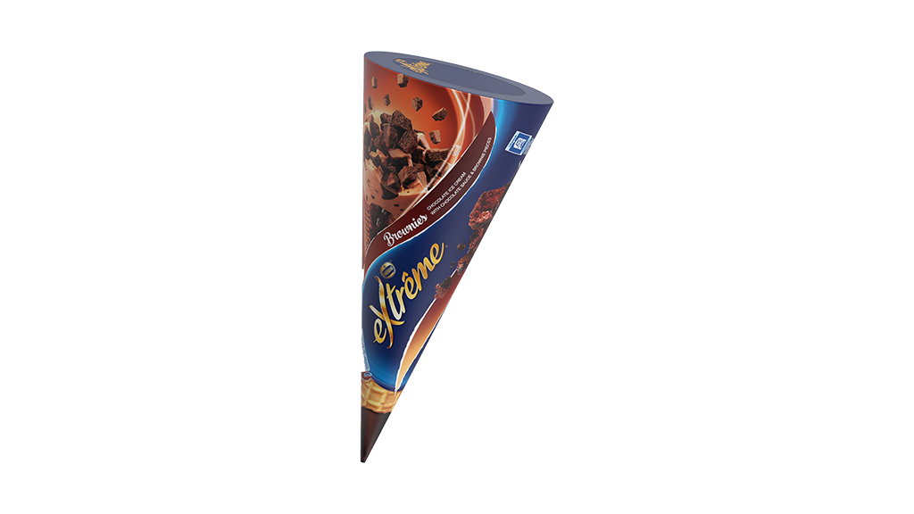 Nestle Extreme Brownie Cone